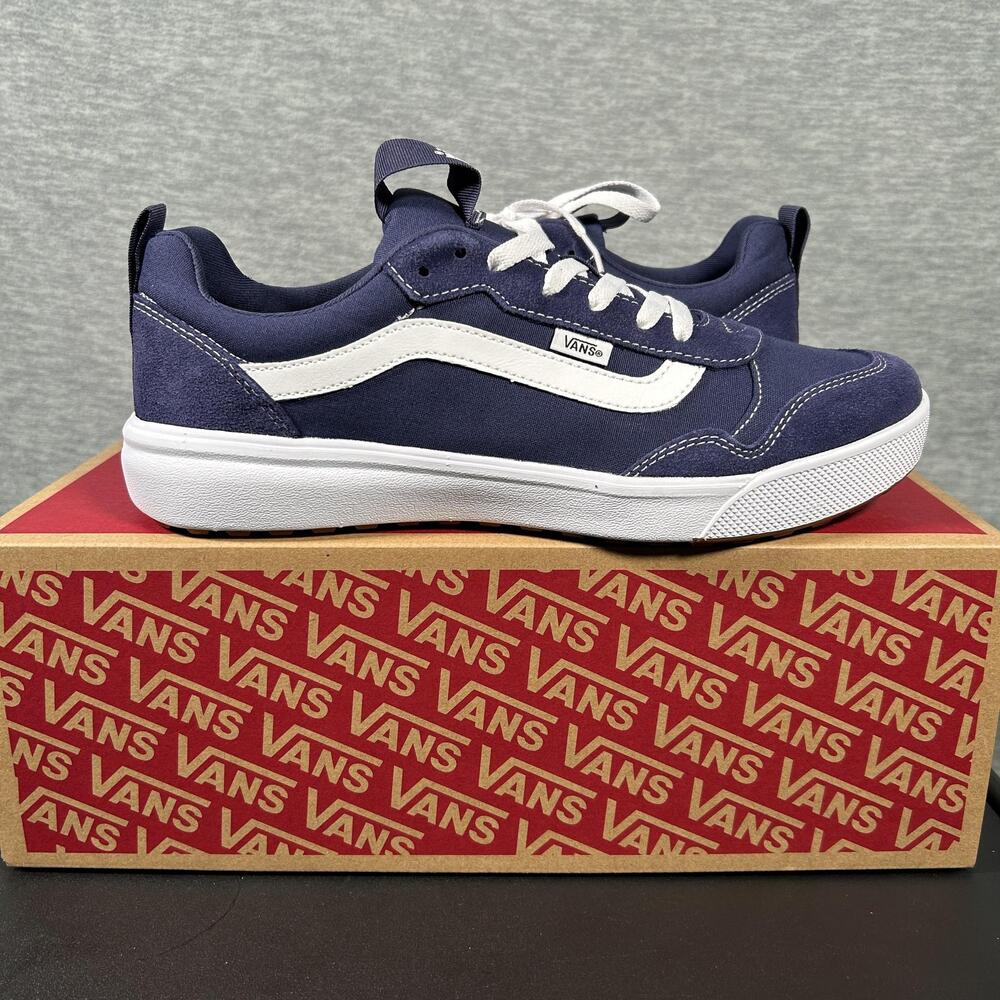 Vans Range EXP Shoes Mens Size 11.5 Blue Suede Deep Twilight Skate NEW